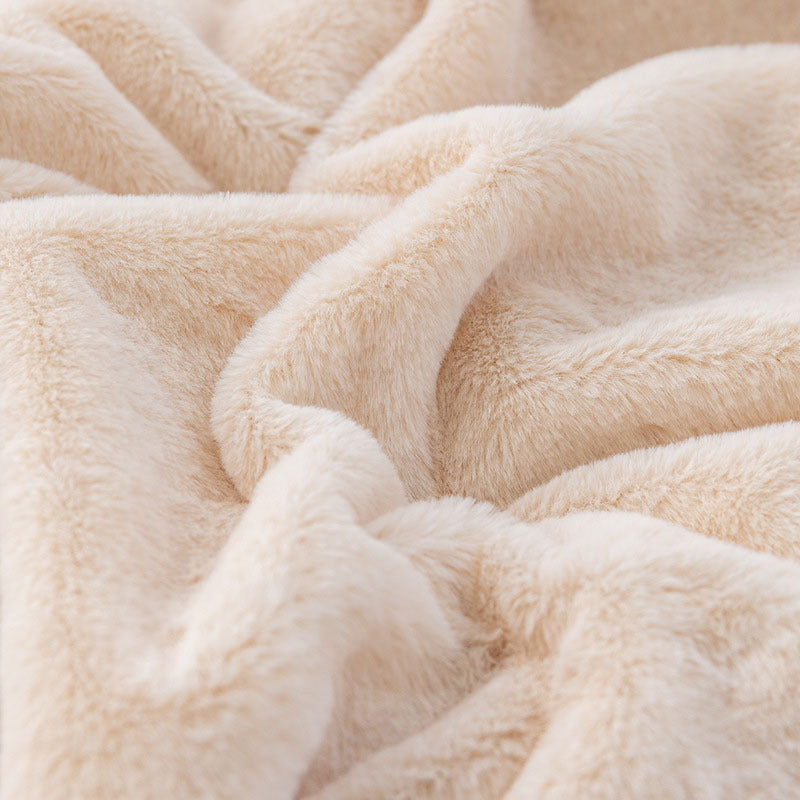 Plaid Imitation Lapin | Douceur absolue