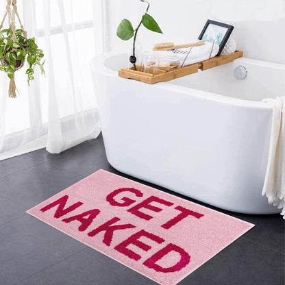 Tapis de Bain Moderne “Get Naked” | Variété de Couleurs & Styles
