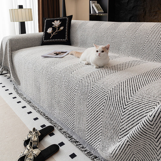 Housse de canapé Chevron | Protection animaux de compagnie