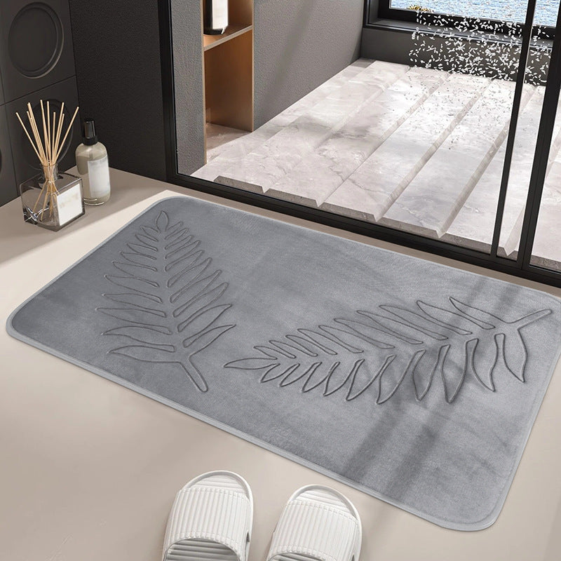 Tapis de Bain Botanique | Confortable & Élégant