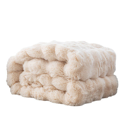 Plaid Imitation Lapin | Douceur absolue