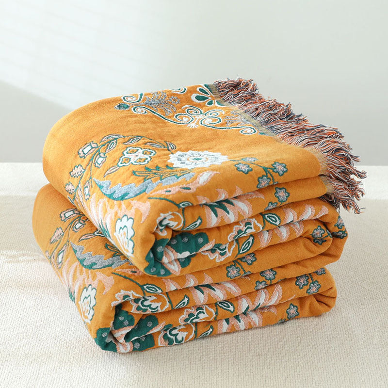 Plaid Floral Bohème | Intemporel