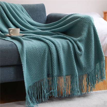 Plaid Uni en Chenille