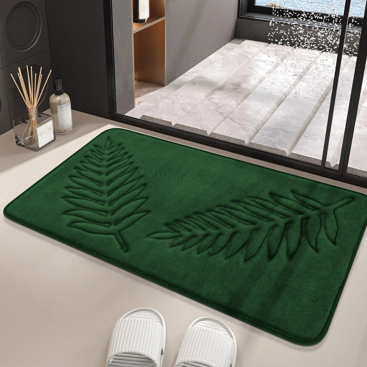 Tapis de Bain Botanique | Confortable & Élégant