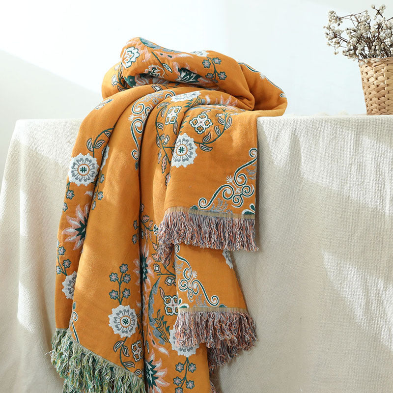 Plaid Floral Bohème | Intemporel
