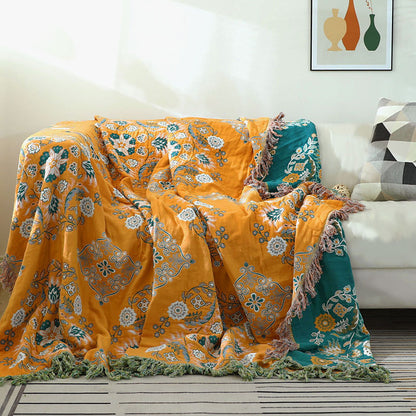 Plaid Floral Bohème | Intemporel
