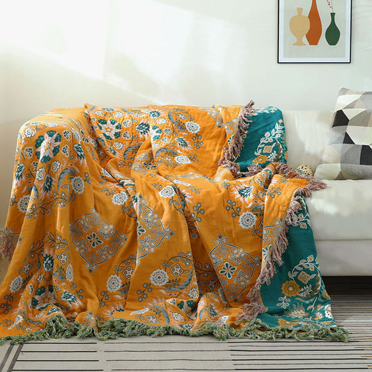 Plaid Floral Bohème | Intemporel