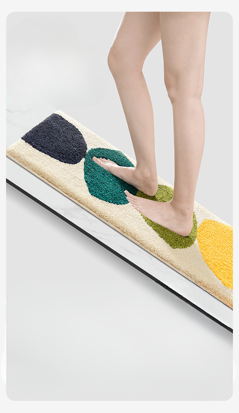 Tapis de Bain Vibrants | Collection de Motifs & Couleurs Exclusifs
