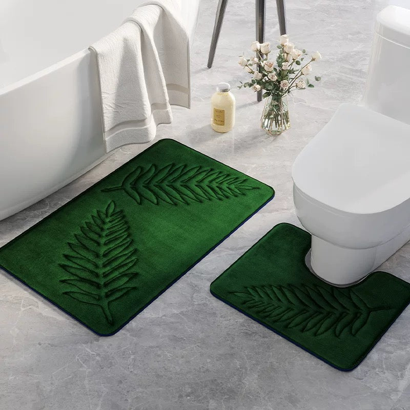 Tapis de Bain Botanique | Confortable & Élégant