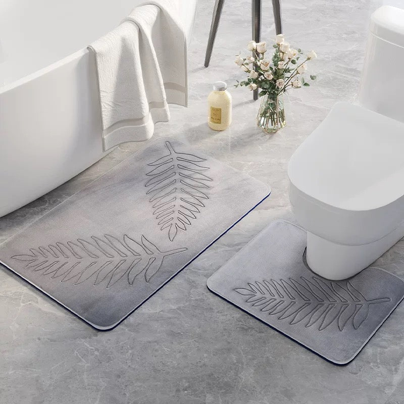 Tapis de Bain Botanique | Confortable & Élégant