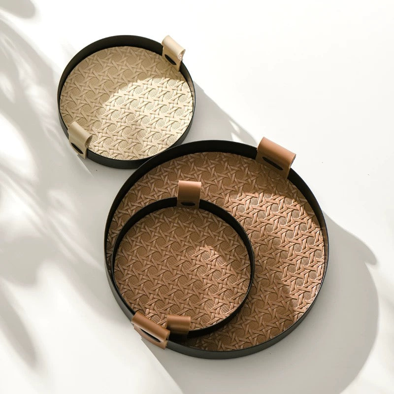 Plateau cannage rond | Intemporel