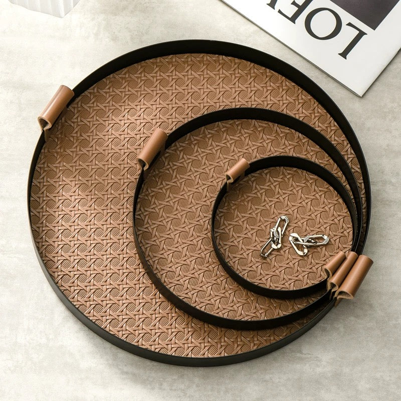 Plateau cannage rond | Intemporel