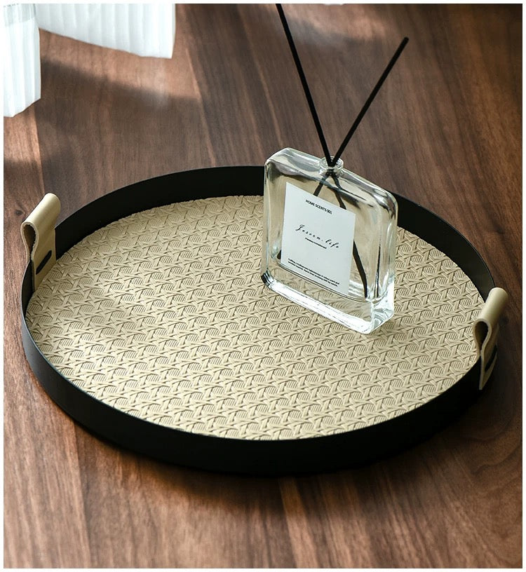 Plateau cannage rond | Intemporel