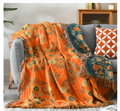 Plaid Floral Bohème | Intemporel