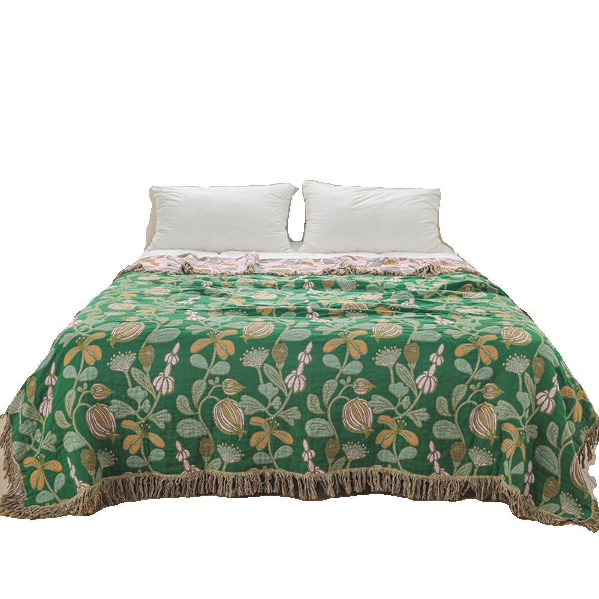 Plaid Réversible Floral Grove