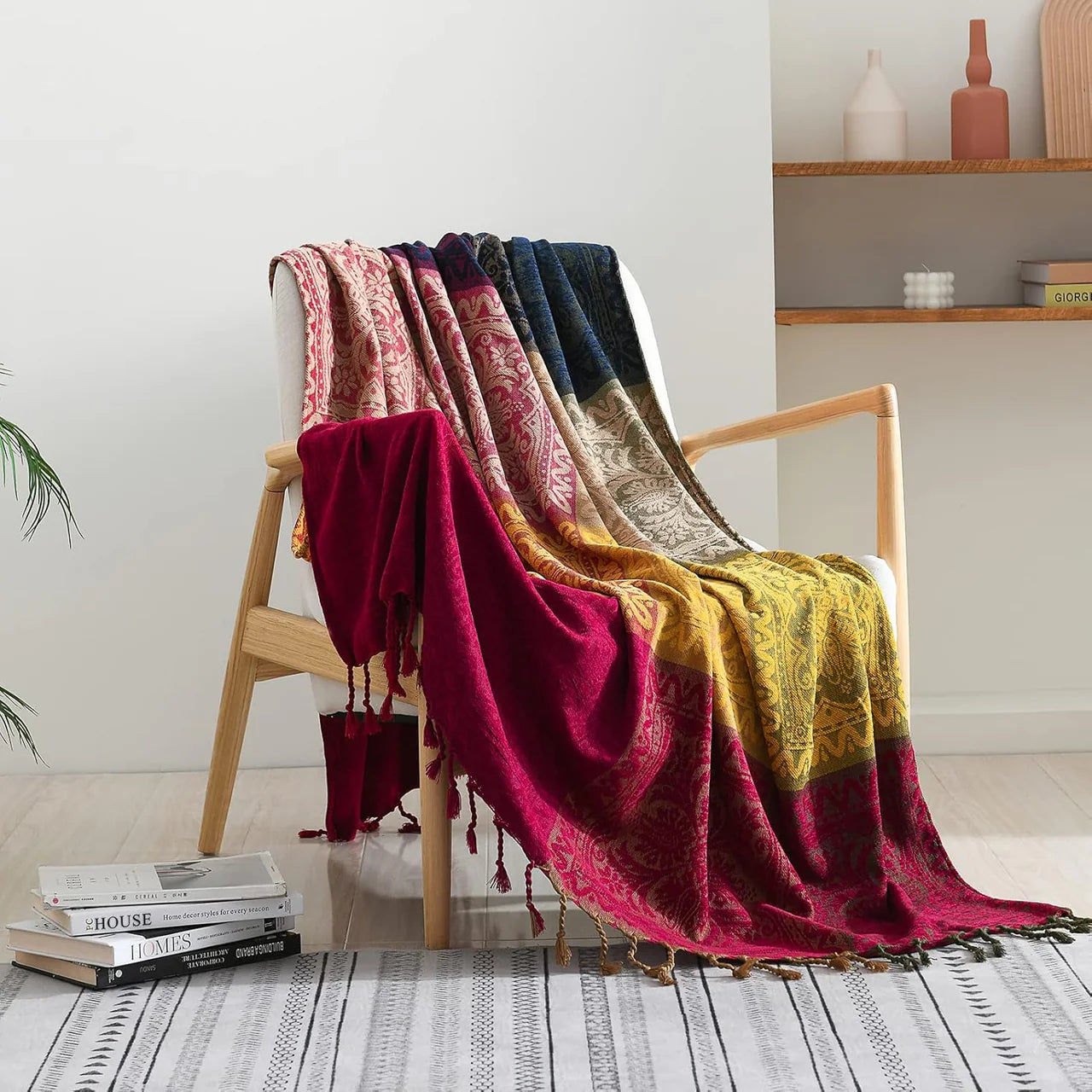 Plaid Bohème | Ethnique en Chenille