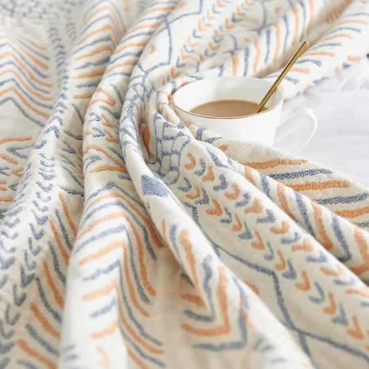 Plaid Indien | Motifs Tribaux Réversibles