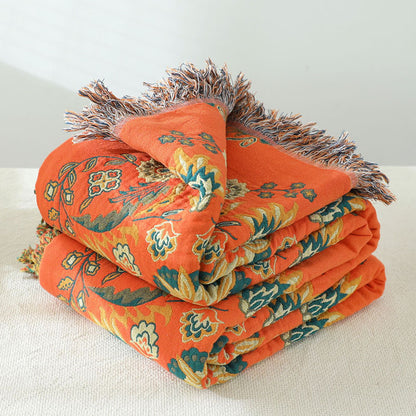 Plaid Floral Bohème | Intemporel