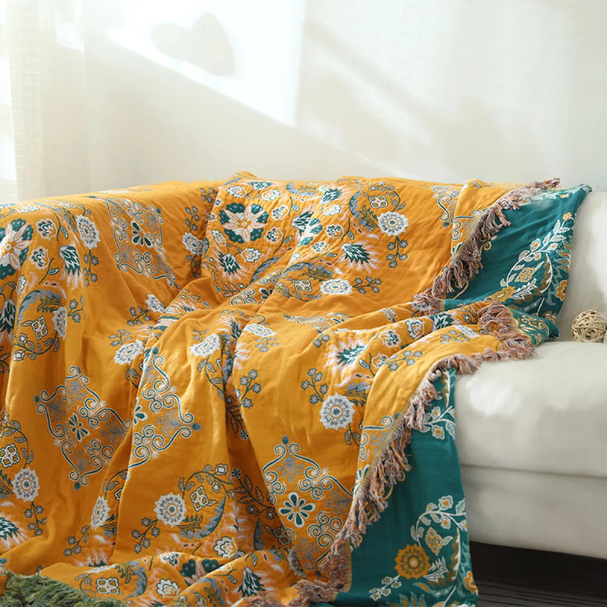 Plaid Floral Bohème | Intemporel