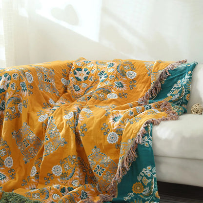 Plaid Floral Bohème | Intemporel