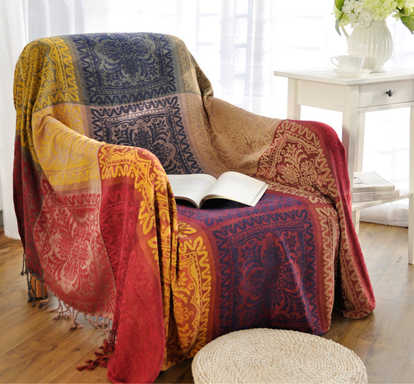 Plaid Bohème | Ethnique en Chenille