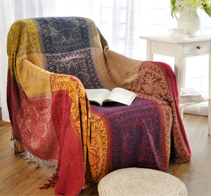 Plaid Bohème | Ethnique en Chenille
