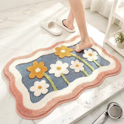 Tapis de Bain Vibrants | Collection de Motifs & Couleurs Exclusifs