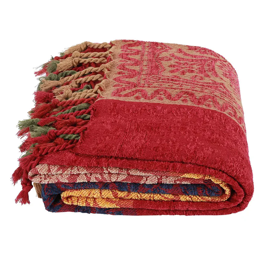 Plaid Bohème | Ethnique en Chenille