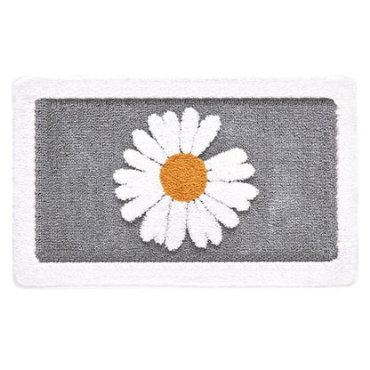 Tapis de Bain Marguerite | Douceur Florale et Antidérapant