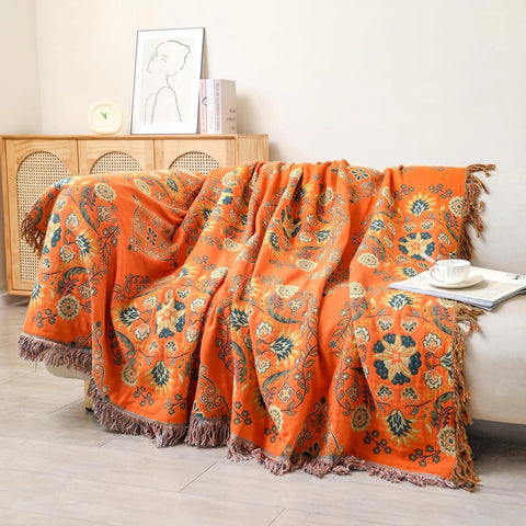 Plaid Floral Bohème | Intemporel